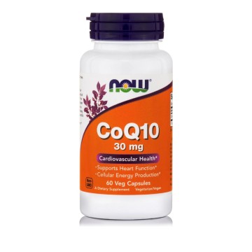 Now Foods CoQ10 Coenzyme 30 мг 60 растительных капсул