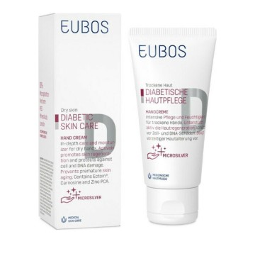 Eubos Diabetic Skin Care Hand Crème Mains Hydratante 50ml