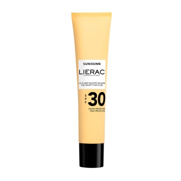 Lierac Sunissime The Velvety Sun Fluid SPF30 Fine Liquid Velvet Face Sunscreen, 40ml
