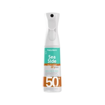 Frezyderm Sea Side Dry Mist SPF50, Spray Trupi kundër Diellit, Fëmijë, Adoleshent dhe të rritur 300ml