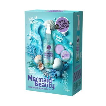 Organic Shop Mermaid Beauty Miraculous Glow Body Set with Mousse, 1...