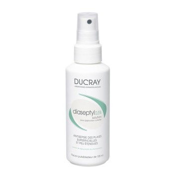 Ducray Diaseptyl Spray, Spray per la pulizia delle ferite, 125 ml