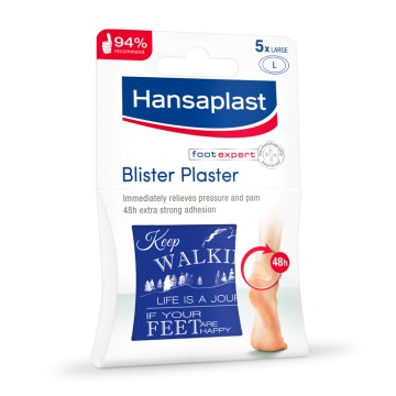 Прокладки Hansaplast SOS для волдырей, большие, 5 шт.