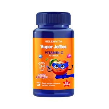 Helenvita Super Jellies Vitamin C Acerola με Γεύση Μανταρίνι, 60 ζελεδάκια