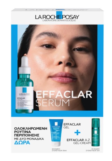 La Roche Posay Promo Effaclar Serum, 30ml & Effaclar Gel, 50ml & Ef...