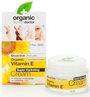 Doctor Organic Vitamine E Crème Super Hydratante 50 ml