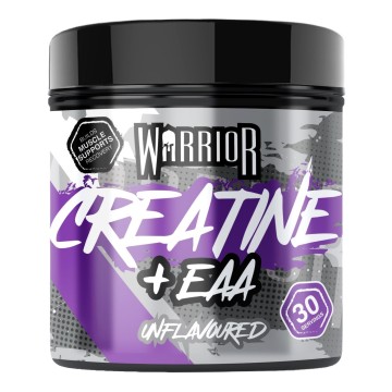 Warrior Creatine + EAA Unflavoured Μονοϋδρική Κρεατίνη με Αμινοξέα,...