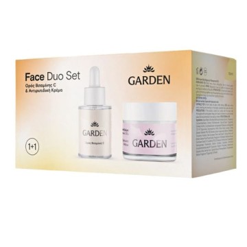 Garden Face Duo Set No7 with Vitamin C Serum, 30ml & Anti-Wrinkle C...
