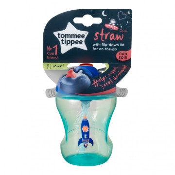 Tommee Tippee gobelet avec paille d'entraînement vert 7 mois+ 230ml