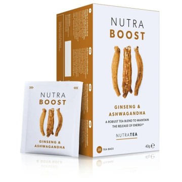 Nutra Boost Tea with Ginseng & Ashwagandha, 20 Φακελίσκοι Nutra Boost Tea with Ginseng & Ashwagandha, 20 Φακελίσκοι
