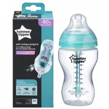 Tommee Tippee Advanced Anti-Colic Babyflasche mit mittlerem Durchfluss, 340 ml, ab 0 Monaten