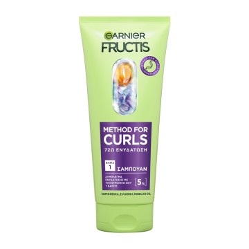 Garnier Fructis Σαμπουάν Method For Curls, 200ml Garnier Fructis Σαμπουάν Method For Curls, 200ml