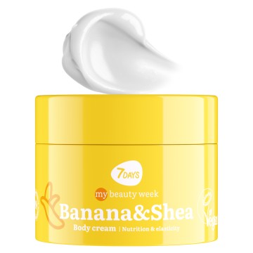 7DAYS Banana & Shea Nutrition & Firming Body Cream, 250ml 7DAYS Banana & Shea Nutrition & Firming Body Cream, 250ml