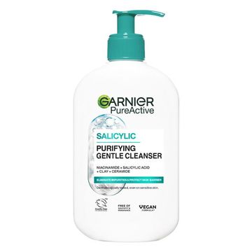 Garnier PureActive Salicylic Purifying Gentle Cleanser, 250ml Garnier PureActive Salicylic Purifying Gentle Cleanser, 250ml
