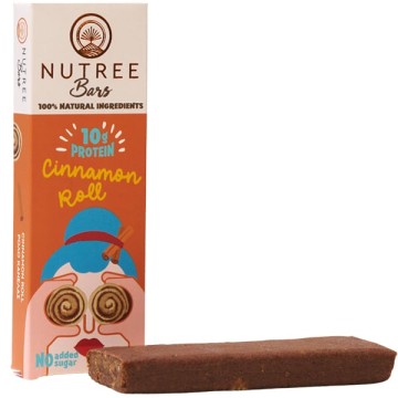 Nutree Protein Bar Cinnamon Roll, 50g Nutree Protein Bar Cinnamon Roll, 50g