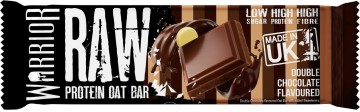 Warrior Μπάρα Raw Oat Double Chocolate 75gr, 1 τεμάχιο Warrior Μπάρα Raw Oat Double Chocolate 75gr, 1 τεμάχιο