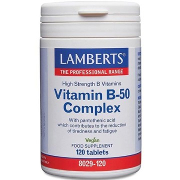 Lamberts Vitamin B-50 Complex, 120 tablets Lamberts Vitamin B-50 Complex, 120 tablets