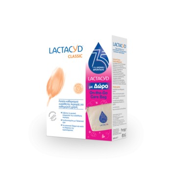 Lactacyd Promo Classic Intimate Washing Lotion, 300ml & On-the-Go C...