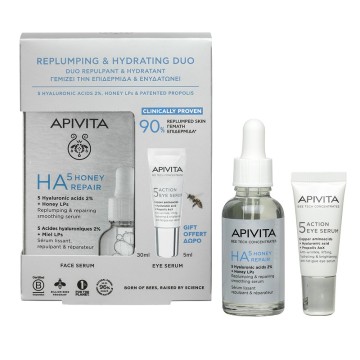 Apivita Promo Duo HA5 Honey Repair Ορός 30ml & 5 Action Eye Serum Ο... Apivita Promo Duo HA5 Honey Repair Ορός 30ml & 5 Action Eye Serum Ο...