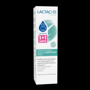 Lactacyd Promo Intimate Wash with Antibacterial Properties, 2x250ml