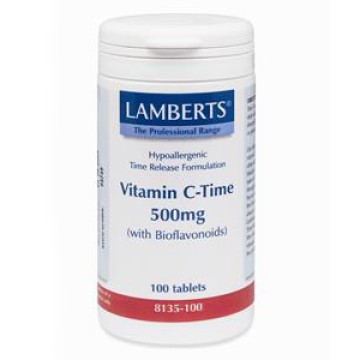Lamberts Vitamine C 500 mg à libération prolongée Vitamine C à libération prolongée 100 comprimés