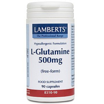 Lamberts L-глютамин 500 мг глютамина 90 капсул