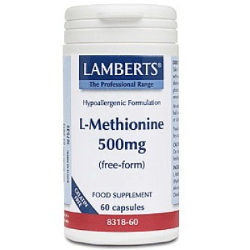 Lamberts L-Methionine Μεθειονίνη 500mg 60 Caps