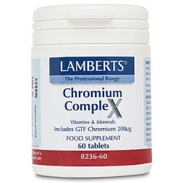 Lamberts Chromium Complex Σύμπλεγμα Χρωμίου 60 Tablets