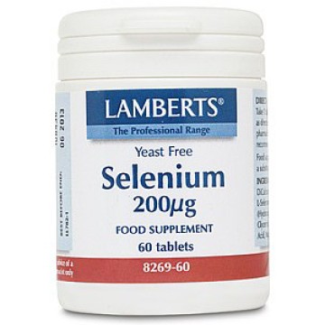 Lamberts Selenium 200μg Σελήνιο 60 Tablets