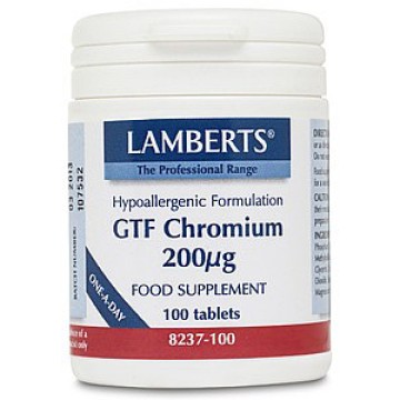 Lamberts Chromium GTF Χρώμιο 100 Tablets