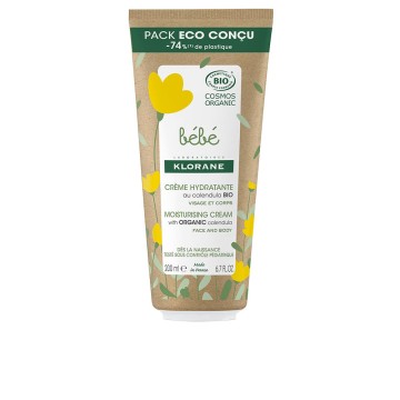 Klorane Bebe Moisturizing Cream with Organic Calendula for Face and Body, 200 ml