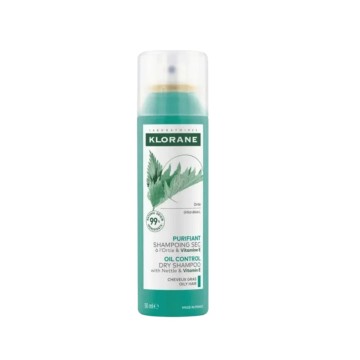 Klorane Dry Shampoo For Oil Control with Nettle Vitamin E 50ml