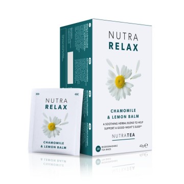 Nutra Relax Tea with Chamomile & Lemon Balm, 20 Φακελίσκοι Nutra Relax Tea with Chamomile & Lemon Balm, 20 Φακελίσκοι