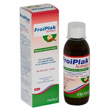 Froika Froiplak Homeo, Φθοριούχο Στοματικό Διάλυμα με Γεύση Μήλο-Κα... Froika Froiplak Homeo, Φθοριούχο Στοματικό Διάλυμα με Γεύση Μήλο-Κα...