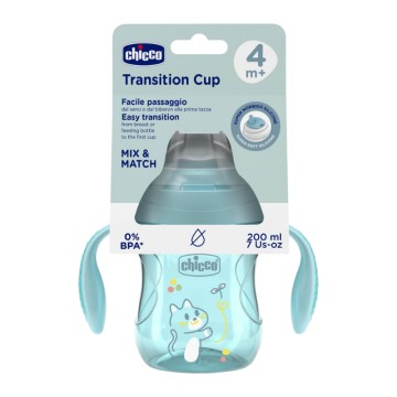 Chicco Transition Cup Βεραμάν 4m+, 200ml Chicco Transition Cup Βεραμάν 4m+, 200ml