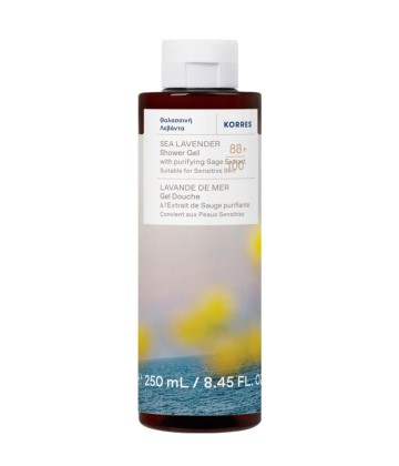 Korres Sea Lavender Shower Gel, 250ml Korres Sea Lavender Shower Gel, 250ml