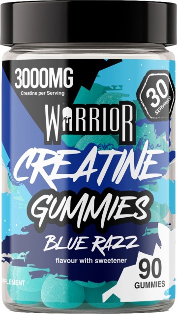 Warrior Creatine Gummies με Γεύση Blue Razz, 90 gummies Warrior Creatine Gummies με Γεύση Blue Razz, 90 gummies
