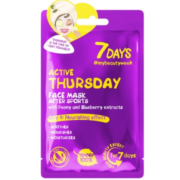 7DAYS Active Thursday Face Mask, 28g 7DAYS Active Thursday Face Mask, 28g