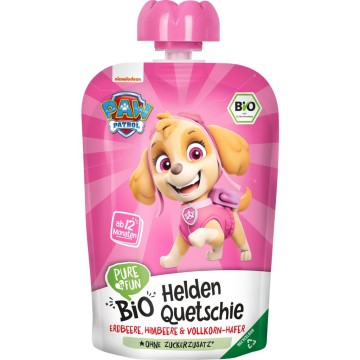 Bio Πουρές Φρούτων με Αλεύρι Βρώμης Paw Patrol 12m+, 100g Bio Πουρές Φρούτων με Αλεύρι Βρώμης Paw Patrol 12m+, 100g