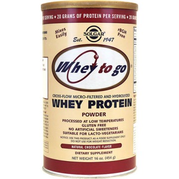 Solgar Whey To Go Protein, Σοκολάτα 340gr
