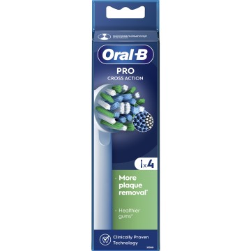 Oral-B Pro CrossAction Ανταλακτικά Ηλεκτρικής Οδοντόβουρτσας, 4 τεμ... Oral-B Pro CrossAction Ανταλακτικά Ηλεκτρικής Οδοντόβουρτσας, 4 τεμ...