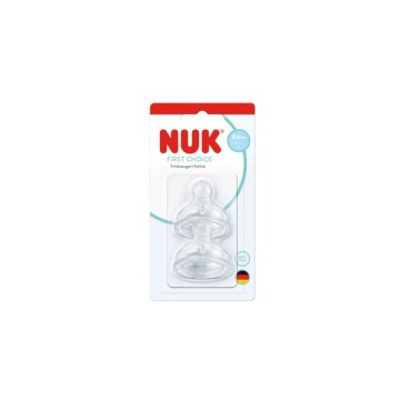 Nuk First Choice Θηλή Σιλικόνης S 0m+, 2pcs Nuk First Choice Θηλή Σιλικόνης S 0m+, 2pcs