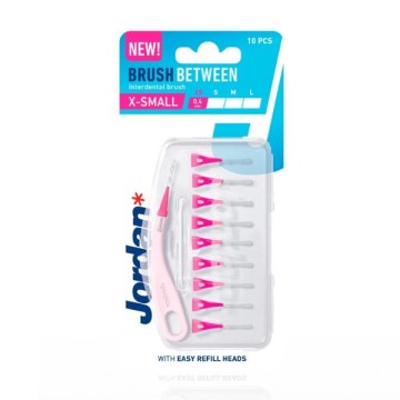 Jordan X-Small Brush Between Interdental Brush 0.4mm, 10 τεμάχια Jordan X-Small Brush Between Interdental Brush 0.4mm, 10 τεμάχια
