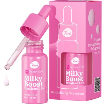 7DAYS Milky Boost Squalane 1.5% Revitalizing Face Serum, 20ml 7DAYS Milky Boost Squalane 1.5% Revitalizing Face Serum, 20ml