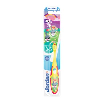 Jordan Step By Step 3-5 Soft Toothbrush, 1 τεμάχιο Jordan Step By Step 3-5 Soft Toothbrush, 1 τεμάχιο