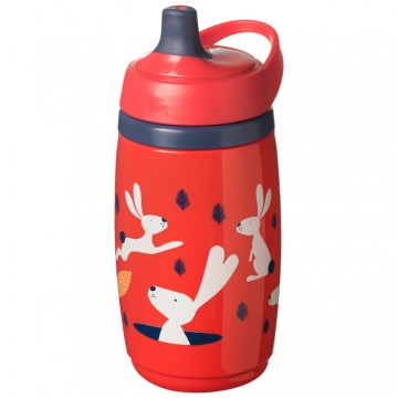 Tommee Tippee Superstar Sportee Bouteille Isotherme Sportee Rouge 12 mois+, 266 ml