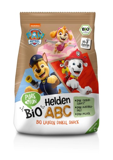 Σνακ Ντίνκελ Paw Patrol ABC 80g Σνακ Ντίνκελ Paw Patrol ABC 80g