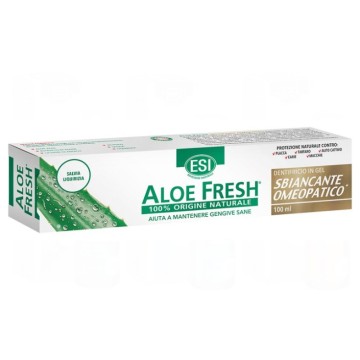 ESI Aloe Fresh 100% natural Origin Gel Toothpaste Homeopathic Compatible 100ml