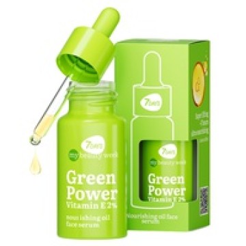 7DAYS Green Power Vitamin E 2% Nourishing Oil Face Serum, 20ml 7DAYS Green Power Vitamin E 2% Nourishing Oil Face Serum, 20ml