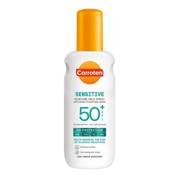 Солнцезащитный лосьон-спрей Carroten Sensitive SPF50+, 200мл